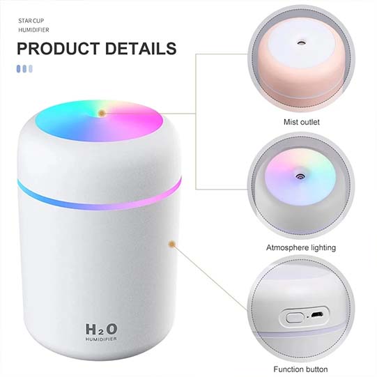 Colorful Cool Mini Air Humidifier Colorful Cool Mini Air Humidifier